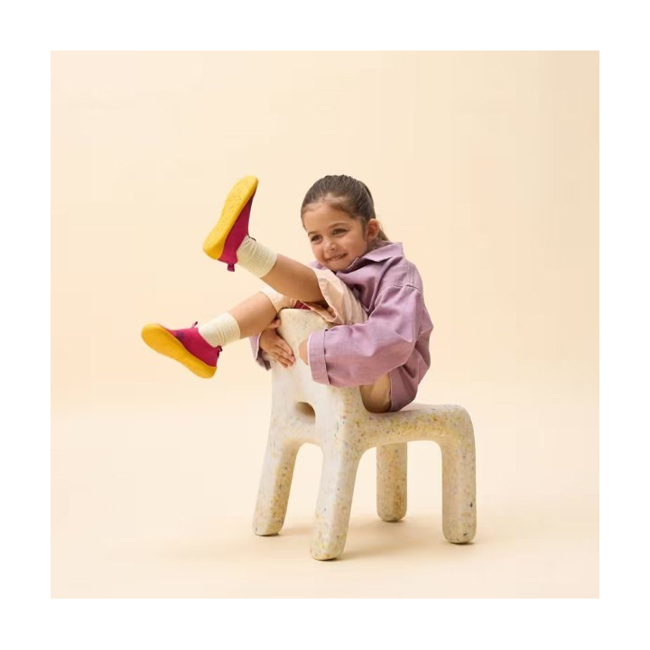 PANTOFLE KAPCIE DZIANINOWE BAREFOOT AFFENZAHN KNIT FLINKY BIRD