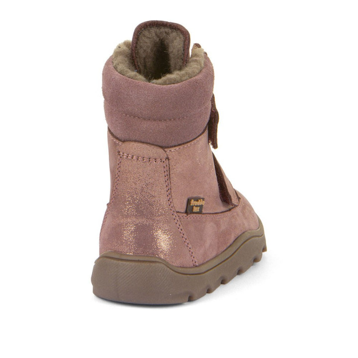TRZEWIKI ZIMOWE FRODDO ZERU TEX WINTER BAREFOOT PINK/GOLD