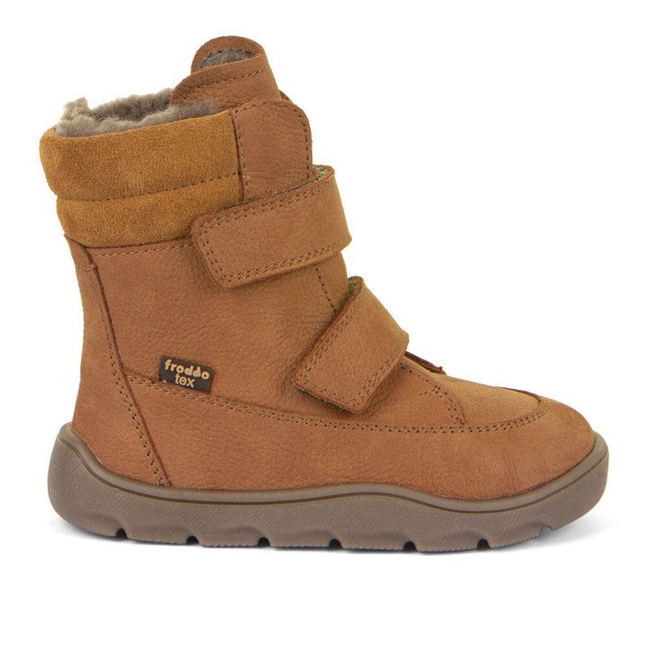 TRZEWIKI ZIMOWE FRODDO ZERU TEX WINTER BAREFOOT COGNAC