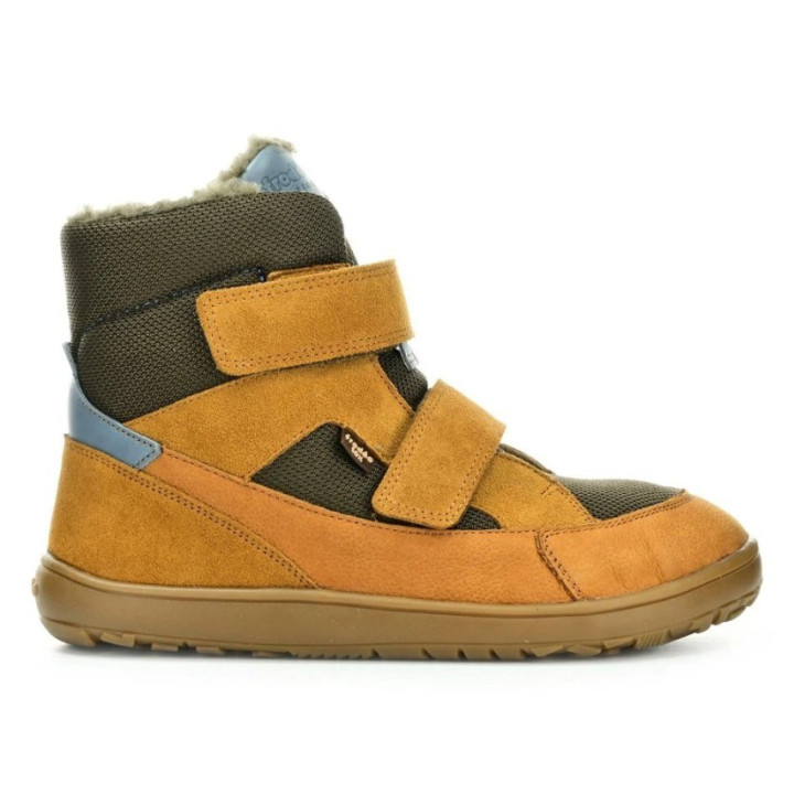TRZEWIKI ZIMOWE FRODDO BAREFOOT UP TEX WINTER COGNAC