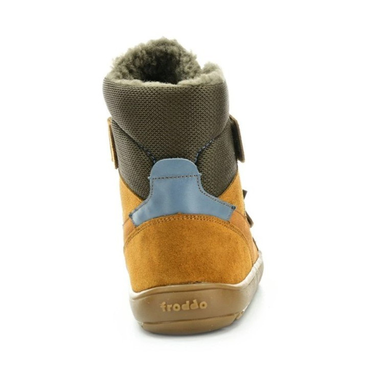 TRZEWIKI ZIMOWE FRODDO BAREFOOT UP TEX WINTER COGNAC