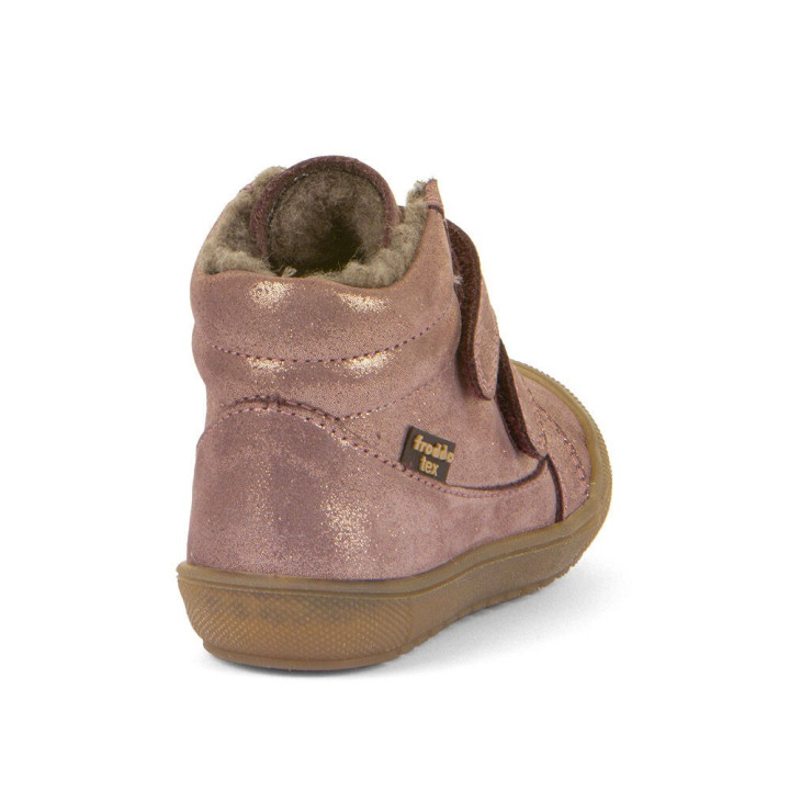 TRZEWIKI ZIMOWE FRODDO OLLIE WOOL TEX PINK/GOLD