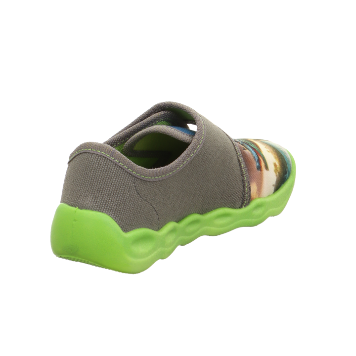 PANTOFLE TEKSTYLNE KAPCIE SUPERFIT BUBBLE GRAU 1-006274-2060