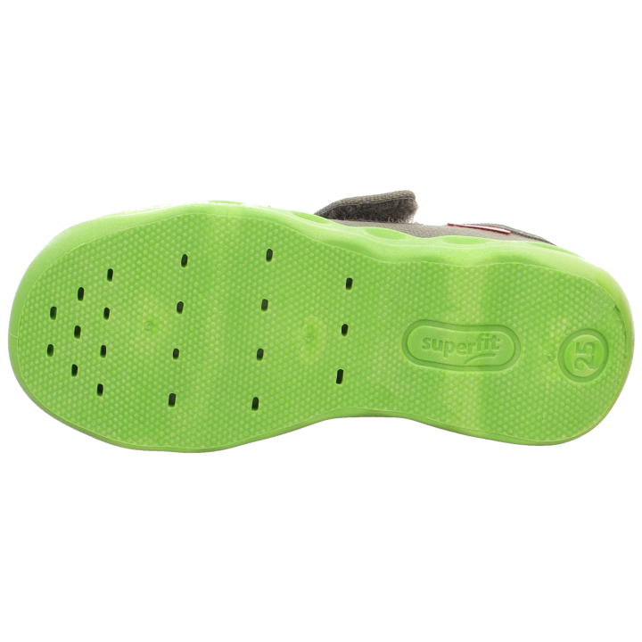 PANTOFLE TEKSTYLNE KAPCIE SUPERFIT BUBBLE GRAU 1-006274-2060