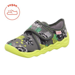 PANTOFLE TEKSTYLNE KAPCIE SUPERFIT BUBBLE GRAU 1-006273-2030