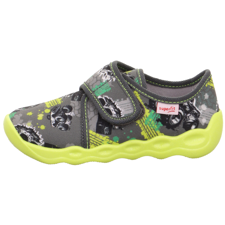 PANTOFLE TEKSTYLNE KAPCIE SUPERFIT BUBBLE GRAU 1-006273-2030