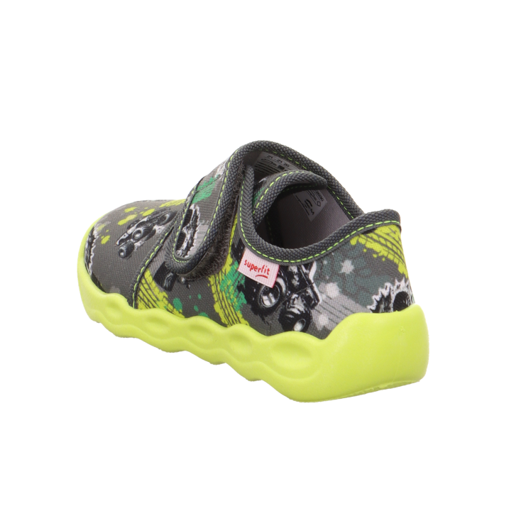 PANTOFLE TEKSTYLNE KAPCIE SUPERFIT BUBBLE GRAU 1-006273-2030