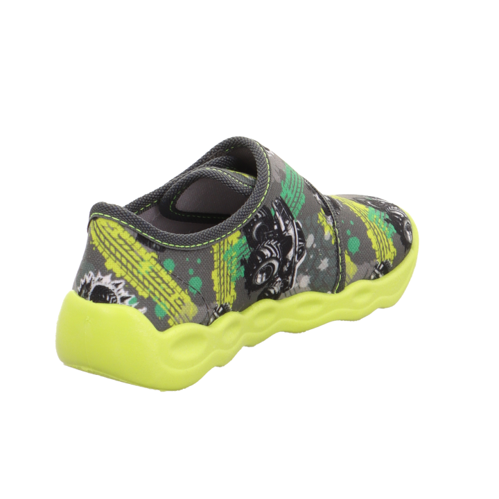 PANTOFLE TEKSTYLNE KAPCIE SUPERFIT BUBBLE GRAU 1-006273-2030
