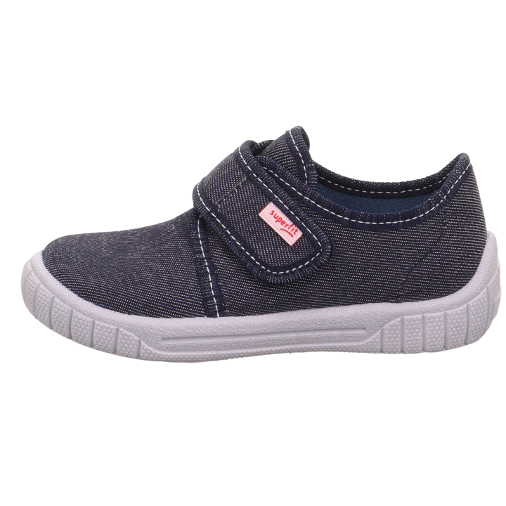 PANTOFLE TEKSTYLNE KAPCIE SUPERFIT BILL BLAU/WEISS 0-800273-8800