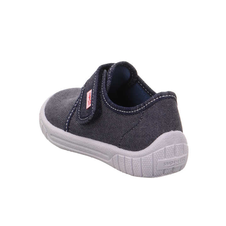 PANTOFLE TEKSTYLNE KAPCIE SUPERFIT BILL BLAU/WEISS 0-800273-8800
