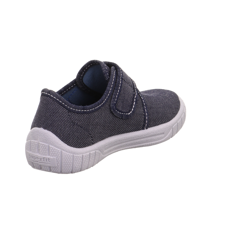 PANTOFLE TEKSTYLNE KAPCIE SUPERFIT BILL BLAU/WEISS 0-800273-8800
