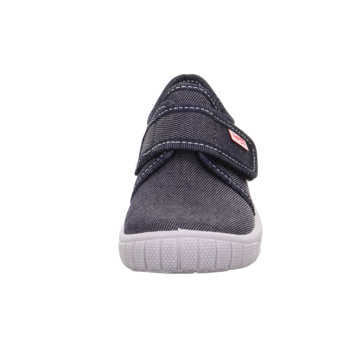 PANTOFLE TEKSTYLNE KAPCIE SUPERFIT BILL BLAU/WEISS 0-800273-8800
