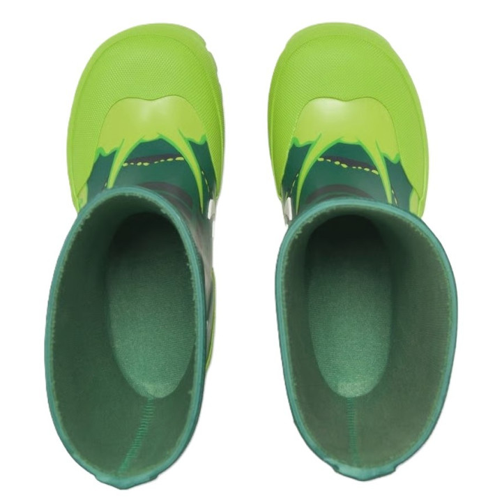 VIKING JOLLY PRINT RUBBER BOOTS BUTTLEGREEN/MULTI