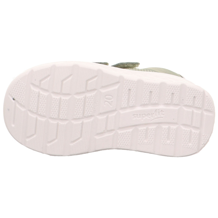 SNEAKERS SUPERFIT BREEZE HELLGRUN/GELB 1-000379-7500