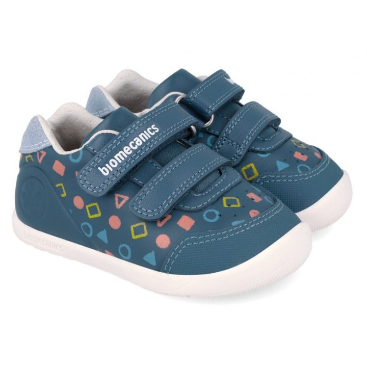 BIOMECANICS FIRST STEPS BAREFOOT SNEAKERS PETROL
