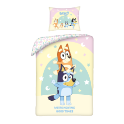 SINGLE DUVET SET 160 X 200 CM BLUEY BY-9733BL
