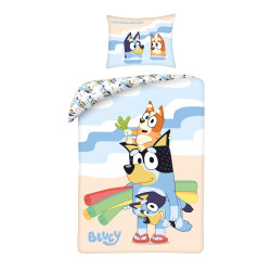 SINGLE DUVET SET 160 X 200 CM BLUEY BY-9689BL