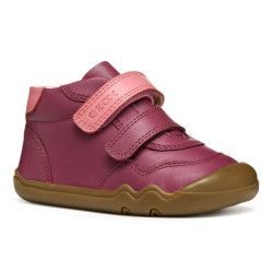 SNEAKERS BAREFOOT GEOX STEPPIEUP DK PURPLE/DK PINK