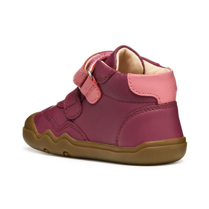 SNEAKERS BAREFOOT GEOX STEPPIEUP DK PURPLE/DK PINK