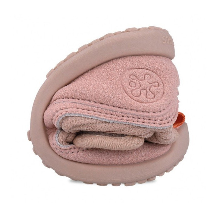 BAREFOOT SLIPPERS BIOMECANICS FIRST STEPS OLD ROSE
