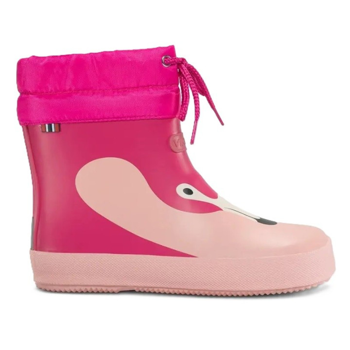 KALOSZE VIKING ALV BAREFOOT PAW PRINT LIGHT PINK/MAGENTA