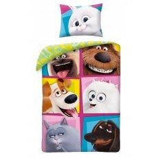 POSCIEL BAWELNIANA 140 X 200 CM THE SECRET LIFE OF PETS 2 PETS2-706BL