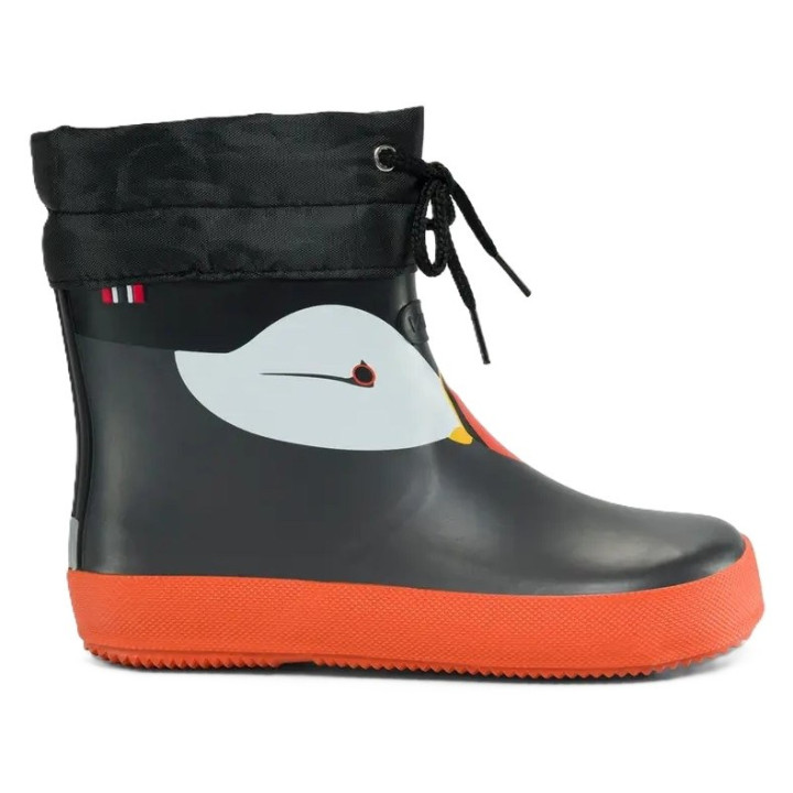 VIKING RUBBER BOOTS ALV BAREFOOT PAW PRINT BLACK