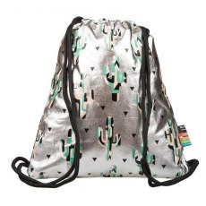 STRING BACKPACK ST.RIGHT SO-11 SILVER CACTUS