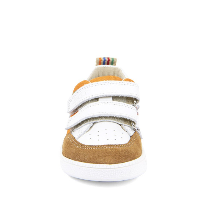 PÓŁBUTY FRODDO ZERU LOOP BAREFOOT WHITE/COGNAC