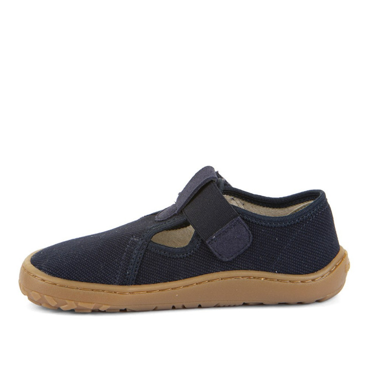 KAPCIE FRODDO BAREFOOT CANVAS T-BAR DARK BLUE