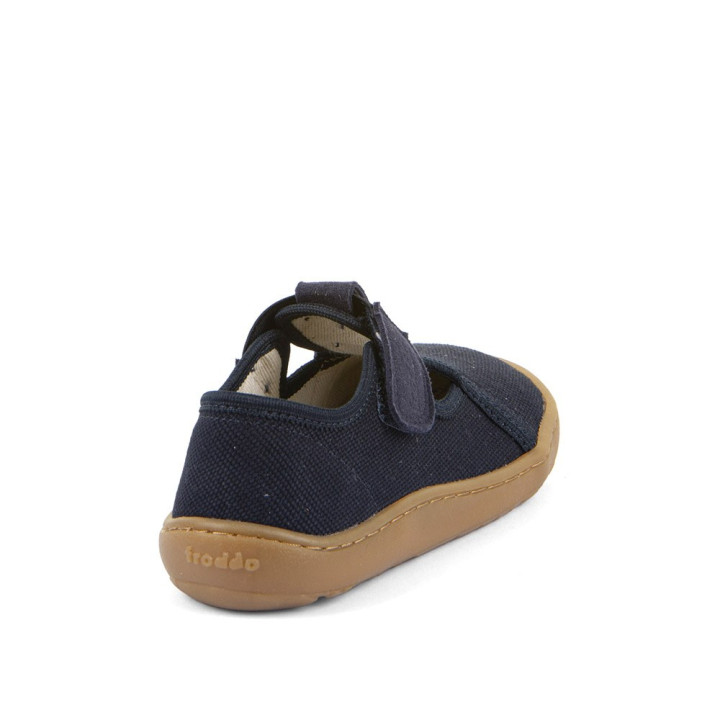 KAPCIE FRODDO BAREFOOT CANVAS T-BAR DARK BLUE
