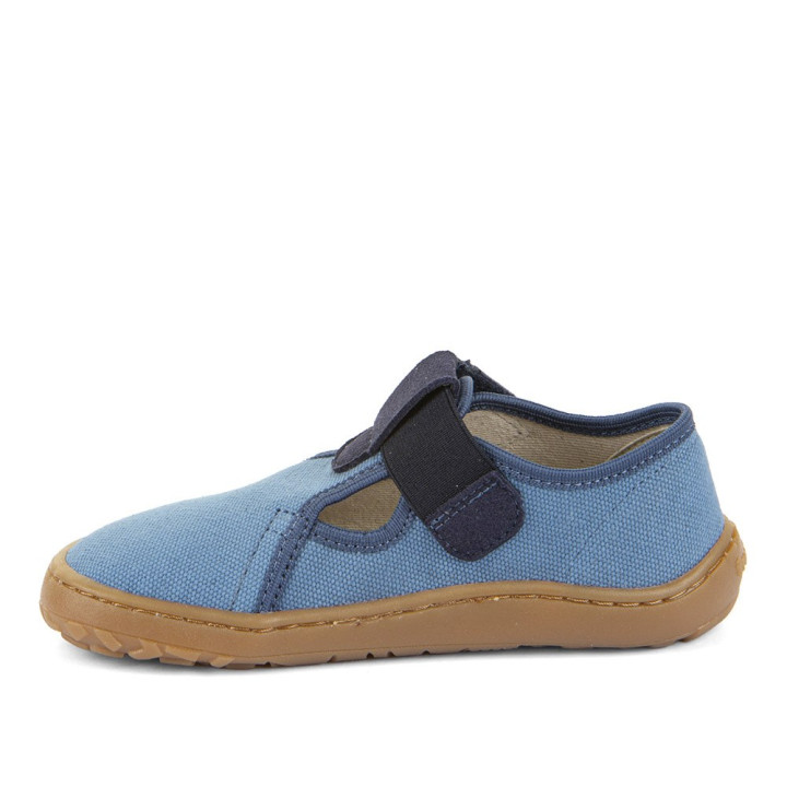 KAPCIE FRODDO BAREFOOT CANVAS T-BAR DENIM