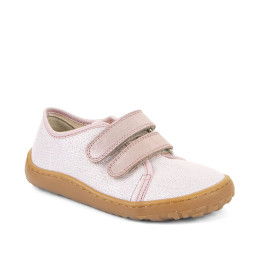 TRAMPKI PŁÓCIENNE TENISÓWKI FRODDO BAREFOOT CANVAS PINK SHINE