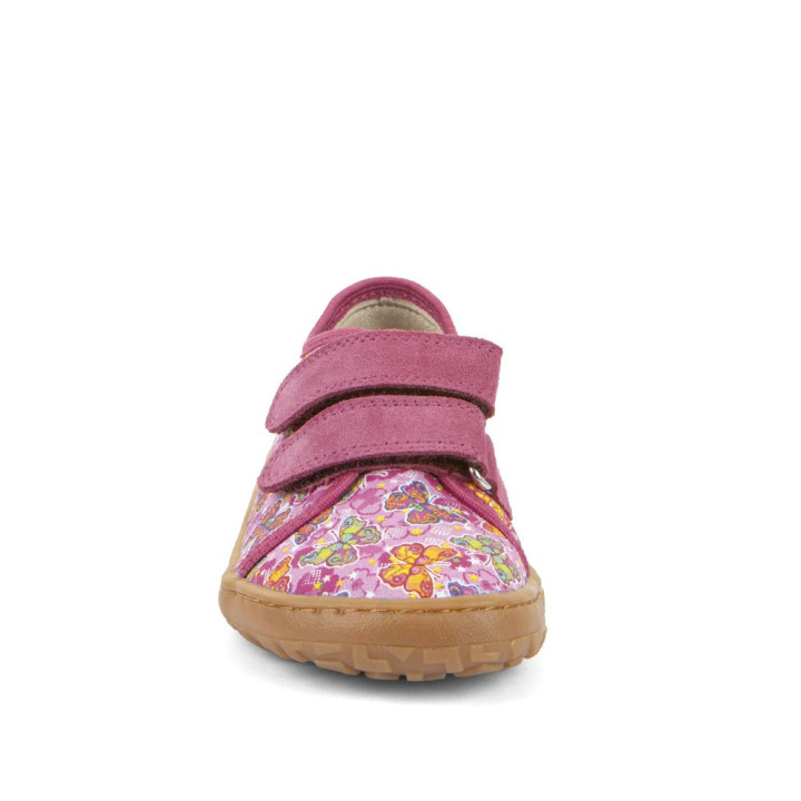 TRAMPKI PŁÓCIENNE TENISÓWKI FRODDO BAREFOOT CANVAS FUXIA/PINK