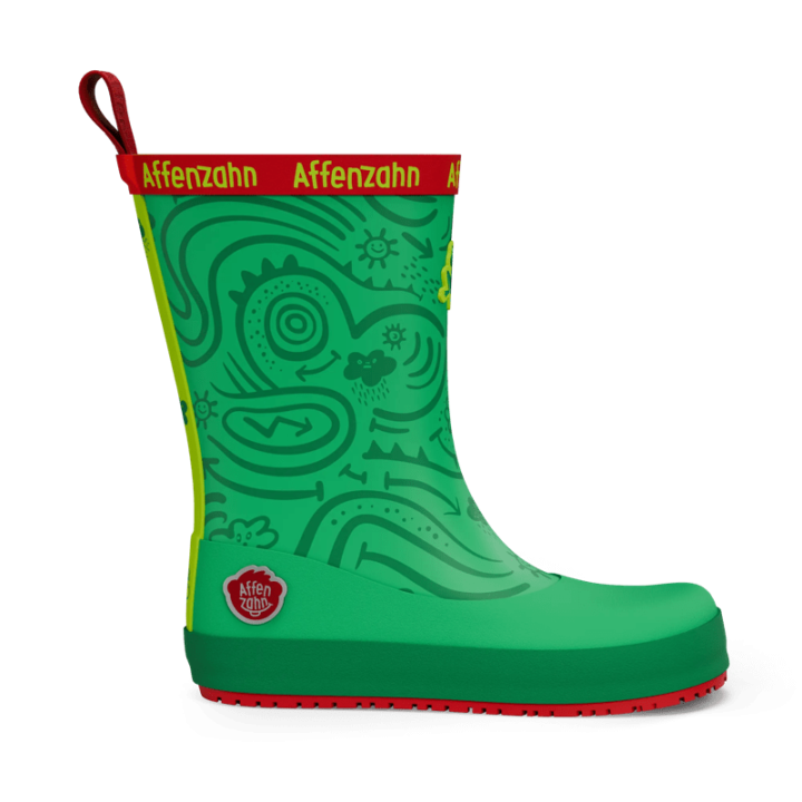 KALOSZE BAREFOOT AFFENZAHN VEGAN PLASHY FROG