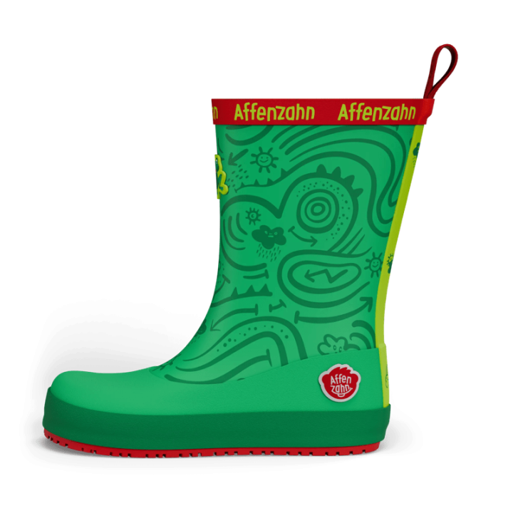 KALOSZE BAREFOOT AFFENZAHN VEGAN PLASHY FROG