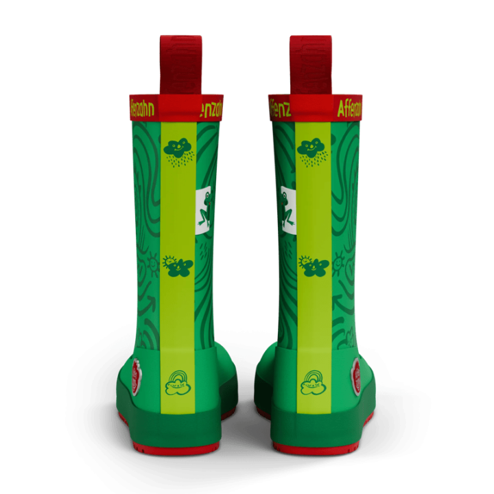 KALOSZE BAREFOOT AFFENZAHN VEGAN PLASHY FROG