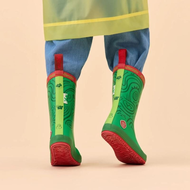 RAINBOOT BAREFOOT AFFENZAHN VEGAN PLASHY FROG