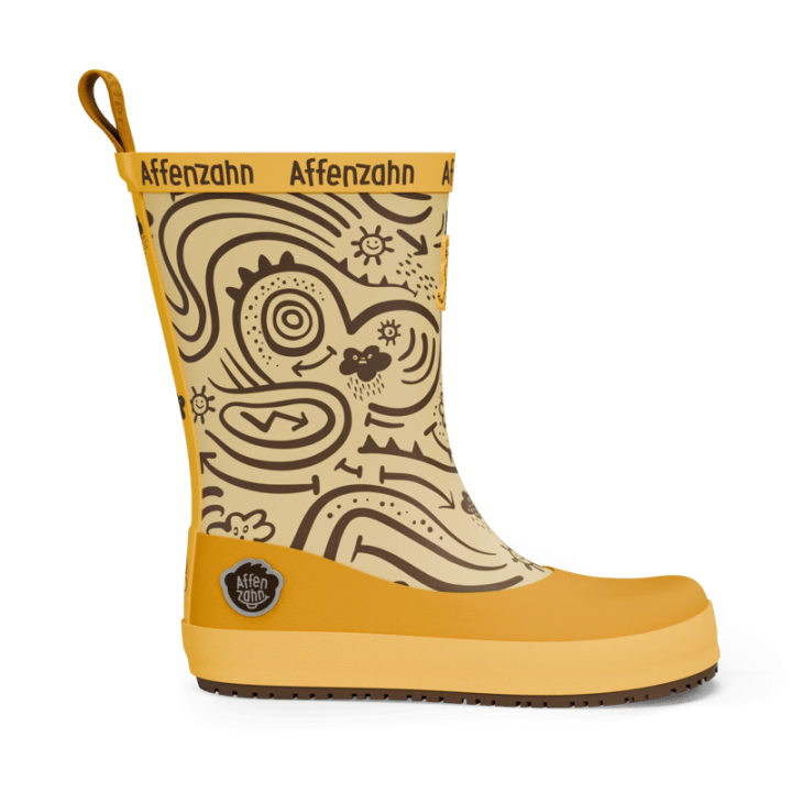 RAINBOOT BAREFOOT AFFENZAHN VEGAN PLASHY TIGER