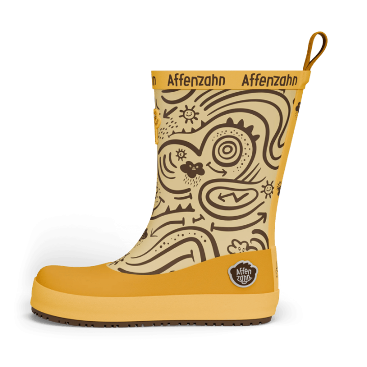 KALOSZE BAREFOOT AFFENZAHN VEGAN PLASHY TIGER
