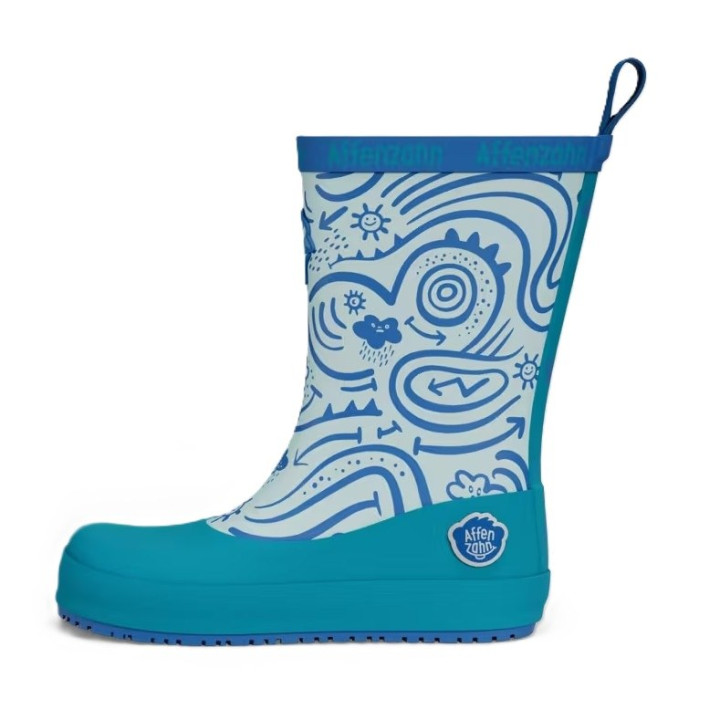 KALOSZE BAREFOOT AFFENZAHN VEGAN PLASHY SHARK