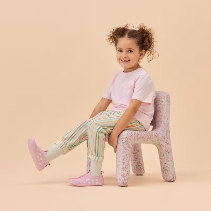 PANTOFLE KAPCIE DZIANINOWE BAREFOOT AFFENZAHN KNIT FLINKY UNICORN