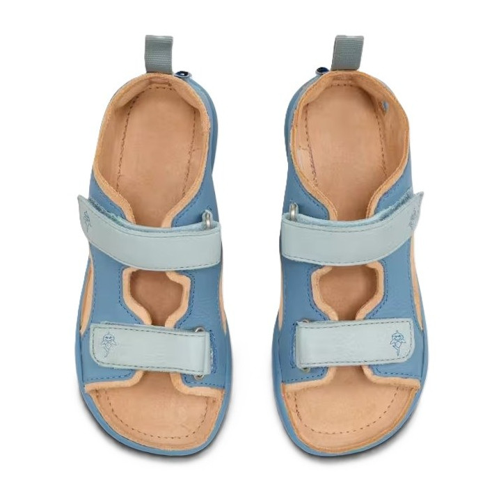 BAREFOOT AFFENZAHN SANDAL LEATHER AIRY SHARK