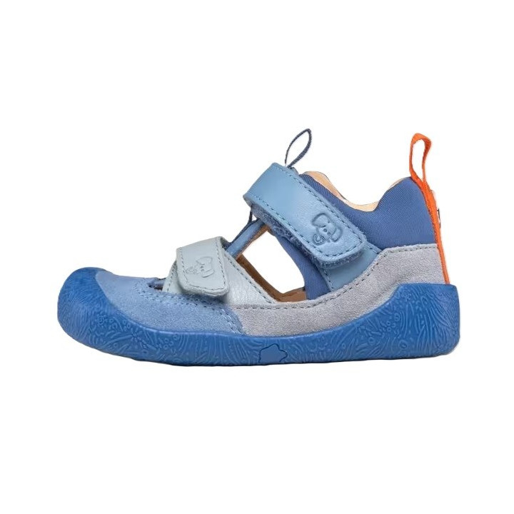 BAREFOOT AFFENZAHN PREWALKER SANDAL LEATHER FREELY ELEPHANT