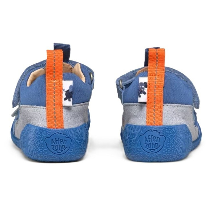 BAREFOOT AFFENZAHN PREWALKER SANDAL LEATHER FREELY ELEPHANT
