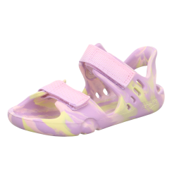 SANDAŁY BAREFOOT SUPERFIT SPLASH-S LILA/GELB 1-000991-8500