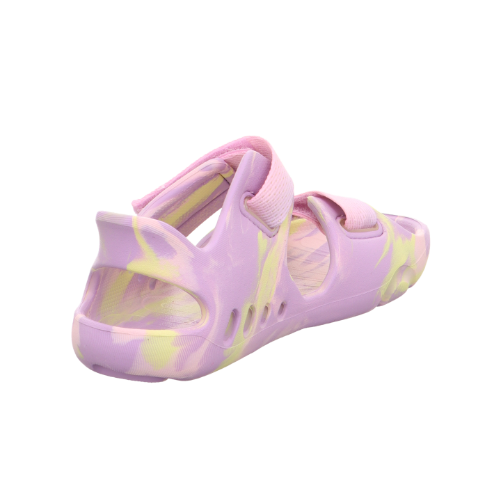 SANDAŁY BAREFOOT SUPERFIT SPLASH-S LILA/GELB 1-000991-8500