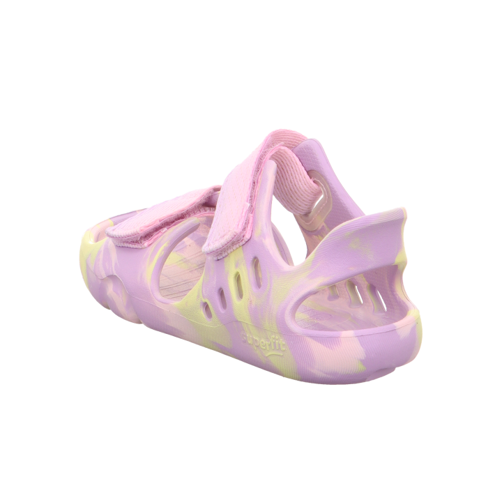 SANDAŁY BAREFOOT SUPERFIT SPLASH-S LILA/GELB 1-000991-8500