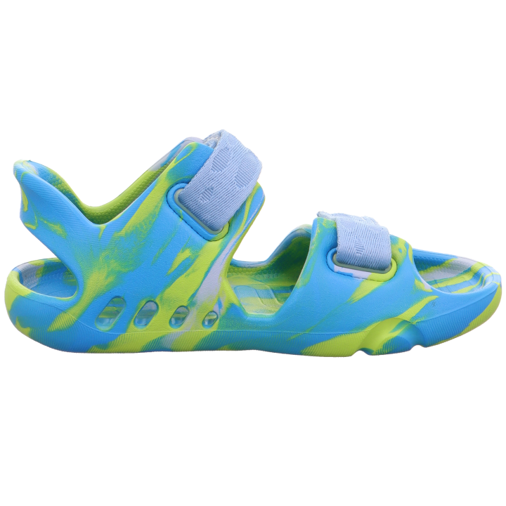SANDAŁY BAREFOOT SUPERFIT SPLASH-S TURKIS/HELLGRUN 1-000991-8400
