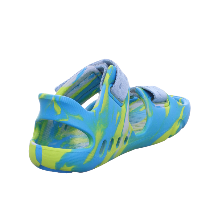 SANDALS BAREFOOT SUPERFIT SPLASH-S TURKIS/HELLGRUN 1-000991-8400